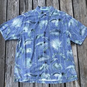 Tommy Bahama Men’s L Button-Up Silk Shirt